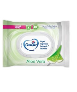 Alternative view of PAPEL WC COLHOGAR HUMEDO ALOE VERA x42