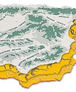 Alternative view of PLANTILLA LIDERPAPEL MAPA ESPAÑA PLASTICO 22X18 CM BOLSADE 3 UNIDADES