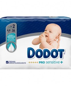 Alternative view of Dodot Sensitive Pañal Talla 2 (4-8kg) 58 Unidades