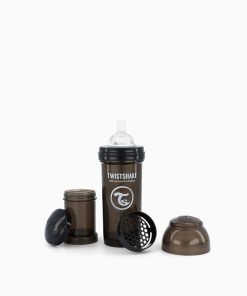 BIBERON ANTI-COLICOS 260 ML NEGRO TWISTSHAKE