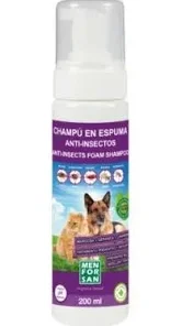 Alternative view of Menforsan Champú En Espuma Anti Insectos Perros Y Gatos 200 ml