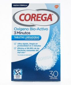 Alternative view of Corega Oxígeno Bio-Activo Tabletas Limpiadoras 30 uds