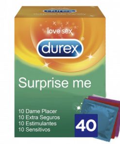 Durex Preservativos Surprise Me Variedad 40 unidades
