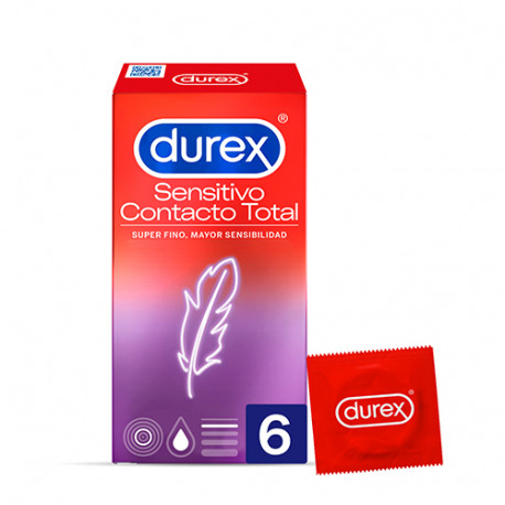 Durex Sensitivo Contacto Total 6 unidades