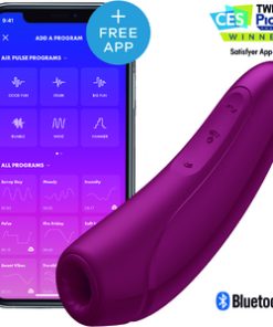 Alternative view of SATISFYER CURVY 1+ ROJO ROSADO